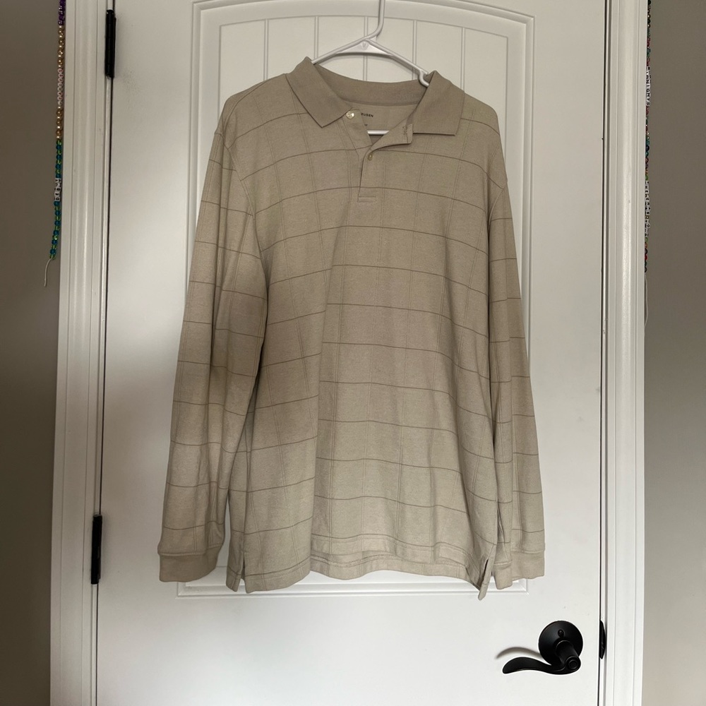 Men’s Van Heusen Long Sleeve Polo